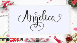 دانلود فونت انگلیسی گرافیکی Angelica