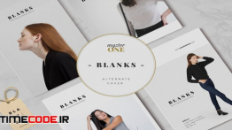 دانلود قالب لایه باز ایندیزاین : مجله BLANKS | Minimal Lookbook/Magazines