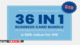دانلود مجموعه 36 طرح کارت ویزیت لایه باز Business Card Bundle 02
