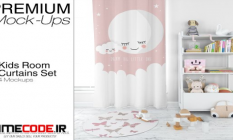 Curtains in Nursery Mockup Set 2760258 56 05 847