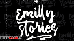 دانلود فونت انگلیسی قلمو Emilly Stories