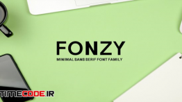 دانلود فونت انگلیسی  Fonzy Minimal Sans Serif 5 Font Pack