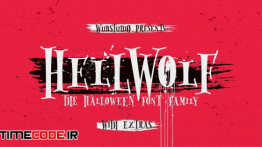 دانلود فونت انگلیسی ترسناک Hellwolf Typeface