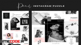 دانلود بنر لایه باز اینستاگرام Instagram Puzzle – Pearl