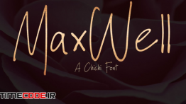 دانلود فونت انگلیسی دست نویس Maxwell | Handwritten Font