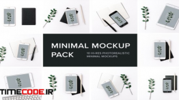 دانلود موکاپ گوشی و تبلت Minimal Mockup Pack Photorealistic