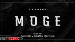 دانلود فونت انگلیسی لوگو Moge Logo Font