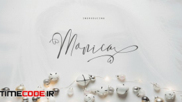 دانلود فونت انگلیسی شیک و زیبا Monica- 10 Elegant Font