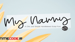 دانلود فونت انگلیسی دست نویس My Nanny | Chic Script Font