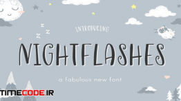 دانلود فونت انگلیسی فانتزی Nightflashes Font