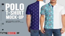 دانلود موکاپ تی شرت Polo shirt Mock-Up