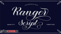 دانلود فونت انگلیسی گرافیکی Ranger Script