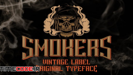 دانلود فونت انگلیسی گرافیکی Smokers typeface