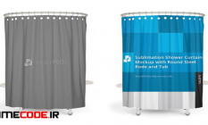 Sublimation Shower Curtain Mockup 1870015 39 48 926