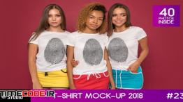 دانلود موکاپ تی شرت T-Shirt Mock-Up 2018