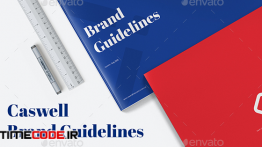 دانلود قالب لایه باز ایندیزاین Caswell A4 Brand Guidelines Template