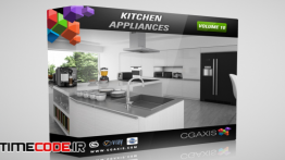 دانلود مجموعه مدل آماده سه بعدی لوازم آشپزخانه CGAxis Models Volume 10 Kitchen Appliances