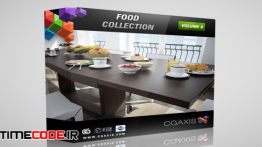 دانلود مجموعه مدل آماده سه بعدی غذا CGAxis Models Volume 8 Food