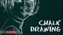 دانلود اکشن فتوشاپ : افکت طرح گچی Chalk Drawing PS Action