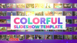 دانلود پروژه آماده افترافکت : اسلایدشو Colorful Slideshow