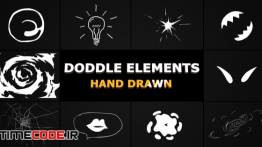 دانلود المان آماده موشن گرافیک Flash FX Doodle Elements