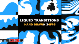 دانلود پروژه آماده افترافکت : ترنزیشن Funny Liquid Transitions