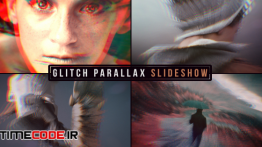 دانلود پروژه آماده افترافکت : اسلایدشو پارالاکس Glitch Parallax Slideshow