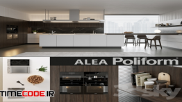 دانلود مدل آماده سه بعدی : آشپرخانه Kitchen Poliform Varenna Alea 4