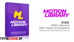 دانلود اسکریپت ساخت پروژه اسلایدشو افتر افکت Motion Library Pack