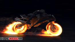 دانلود پروژه آماده افترافکت : تیزر تبلیغاتی موتور Motorcycle Fire Reveal