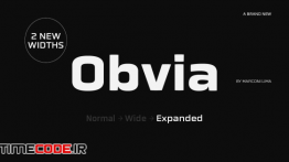 دانلود فونت انگلیسی گرافیکی  Obvia Expanded