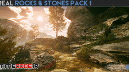 مجموعه مدل آماده سه بعدی صخره و سنگ Real Rocks and Stones pack I