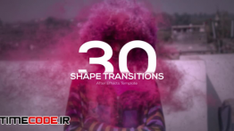 دانلود 30 ترنزیشن آماده برای افتر افکت Shape Transitions