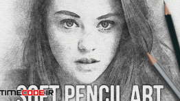 دانلود اکشن فتوشاپ طراحی با مداد Soft Pencil Art Action