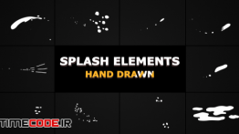 دانلود المان آماده موشن گرافیک Splash Animated Elements