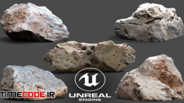 دانلود مدل آماده سه بعدی : سنگ UE4 Photogrammetry 3D Scan Stone Pack VOL 1
