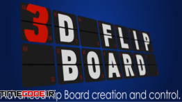دانلود اسکریپت افتر افکت ساخت صفحه تاشو 3D Flip Board