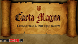 دانلود فونت انگلیسی به سبک قدیمی Carta Magna gothic fonts