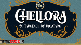 دانلود فونت انگلیسی کلاسیک Chellora Typeface