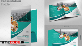 دانلود طرح لایه باز فولدر Corporate Presentation Folder 03