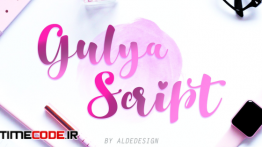 دانلود فونت انگلیسی برای طراحی Gulya Script