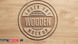 دانلود موکاپ لوگو روی چوب Logo Mock Ups Wood Set