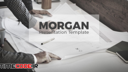 دانلود قالب پاورپوینت مدیریت Morgan Presentation Template