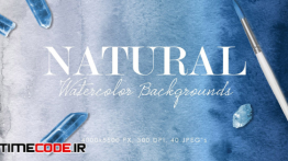 دانلود مجموعه تکسچر بافت آبرنگی Natural Watercolor Ombre Backgrounds