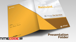 دانلود طرح لایه باز فولدر Presentation Folder 07