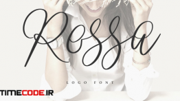 دانلود فونت انگلیسی برای طراحی Rossa Script – Logo Font