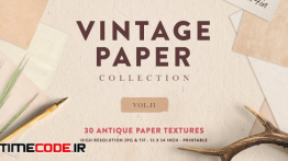 دانلود مجموعه تکسچر کاغذ The Vintage Paper Collection Vol.02