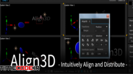 دانلود اسکریپت افتر افکت : ابزار تراز در محیط سه بعدی Align3D