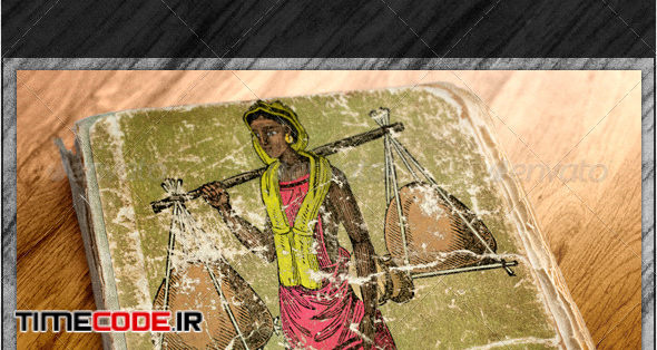 دانلود موکاپ لوگو کتاب خطی و قدیمی