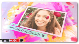 دانلود پروژه آماده افترافکت : اسلایدشو Brushed Petals Slideshow